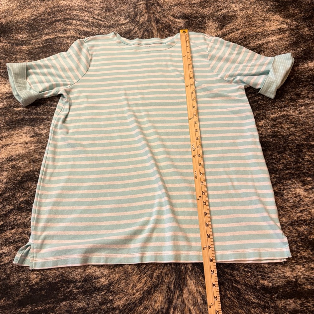 White Stag Women’s Striped Short Sleeve Shirt Size XXL, 100% Cotton - Picture 6 of 6